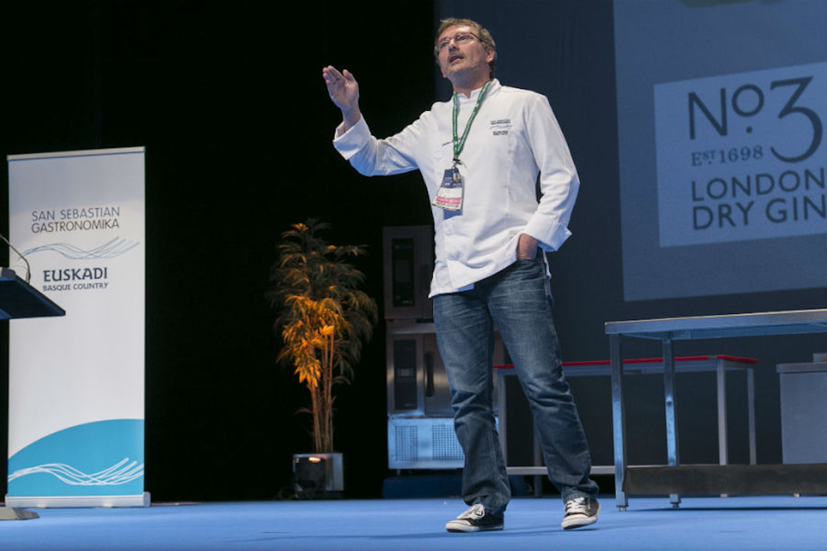 Ponencia de Andoni Luis Aduriz durante la edición de 2014. Ponencia de Andoni Luis Aduriz durante la edición de 2014.
