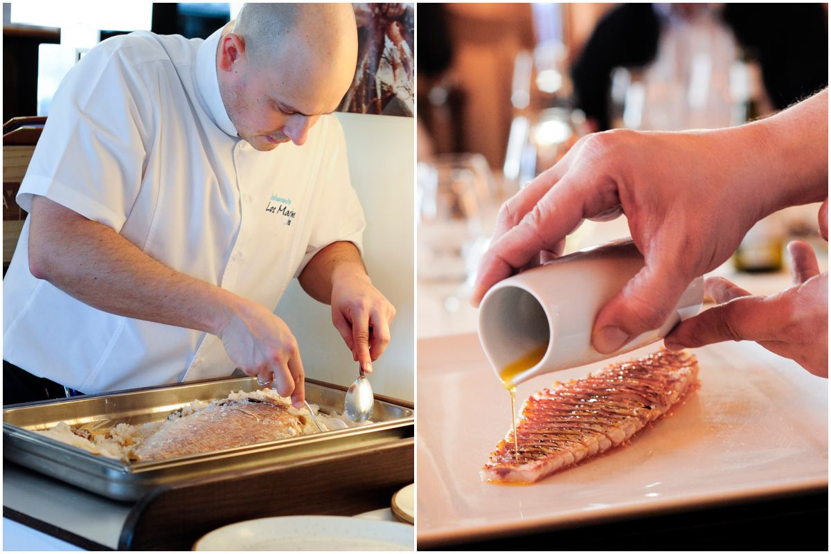 El pescado se trata con gran delicadeza El pescado se trata con gran delicadeza