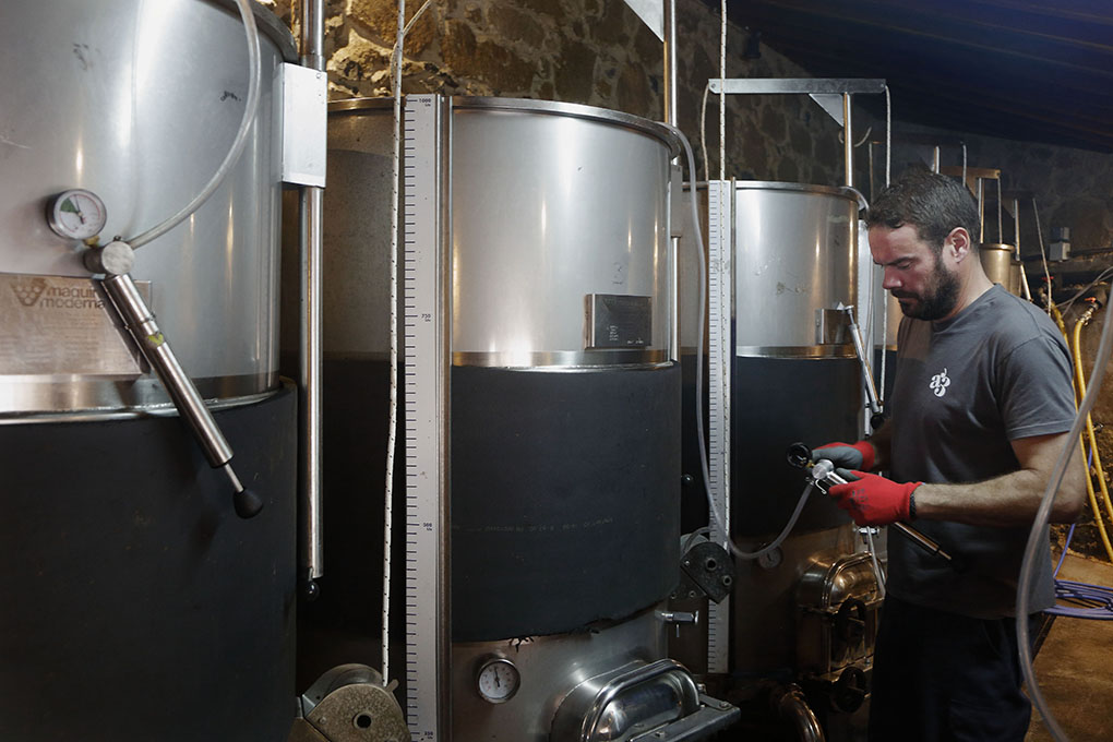 El enólogo Damián Díaz se enamoró del mundo de vino tras unas prácticas como ingeniero químico. El enólogo Damián Díaz se enamoró del mundo de vino tras unas prácticas como ingeniero químico.