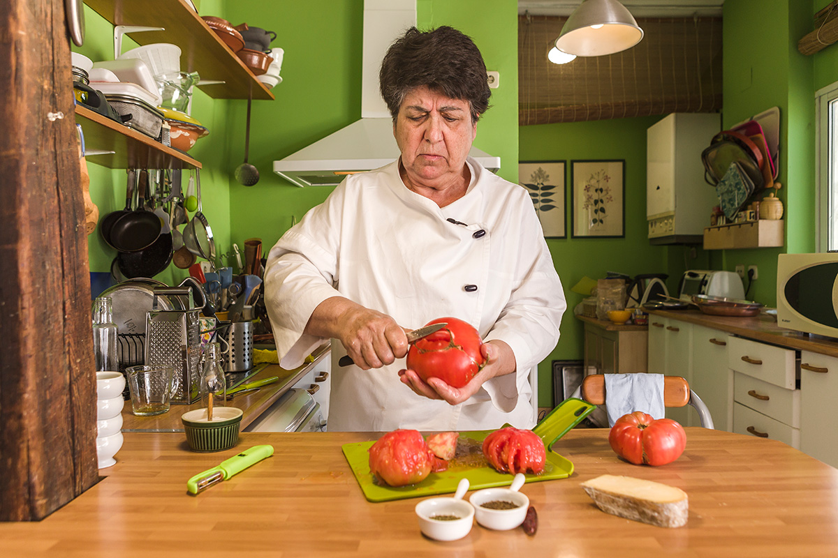 Preparando el tomate Preparando el tomate