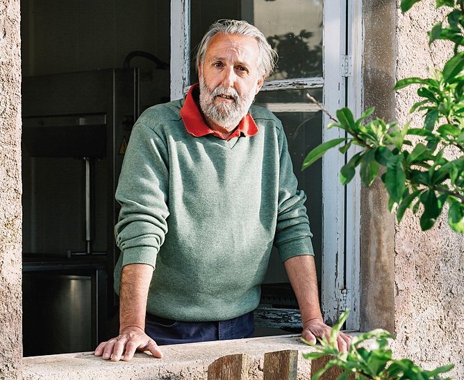 El quesero y lechero Llorenç Palleras. El quesero y lechero Llorenç Palleras.