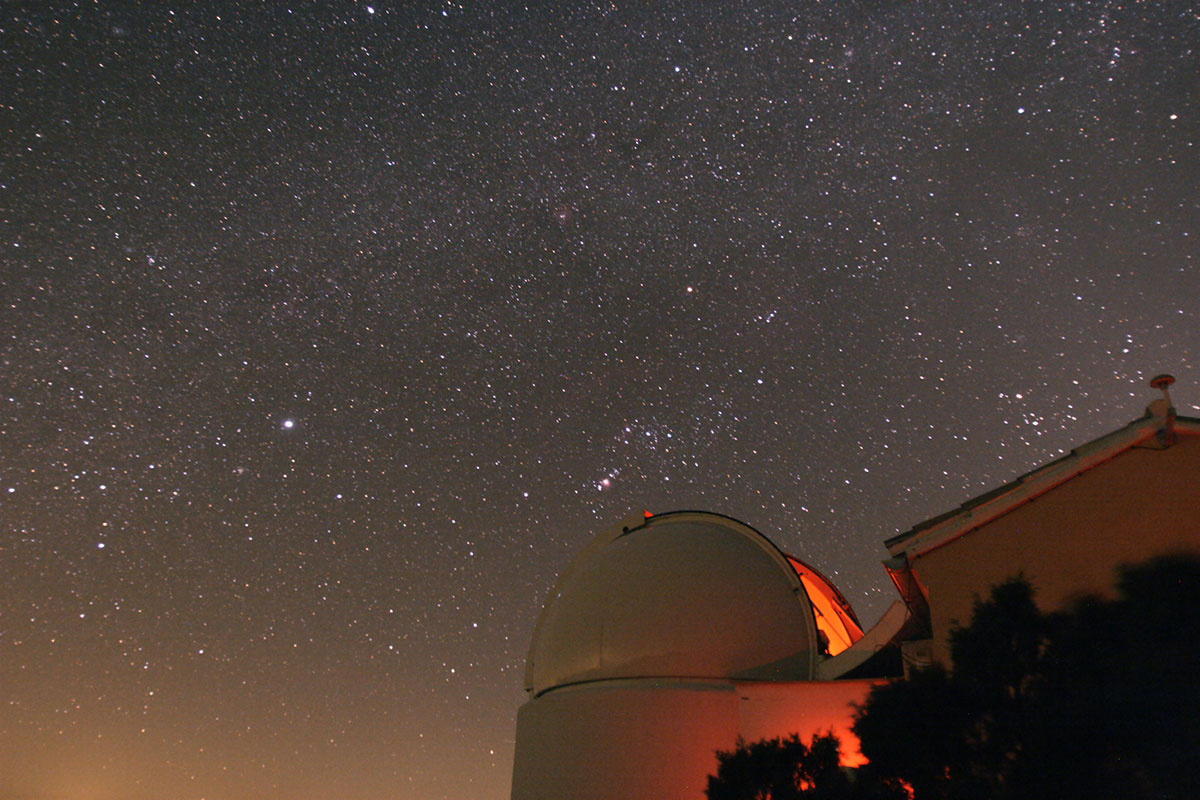 El cielo estrellado durante las noches en la localidad. Foto: Observatori Astronomic de la Universitat de València. El cielo estrellado durante las noches en la localidad. Foto: Observatori Astronomic de la Universitat de València.