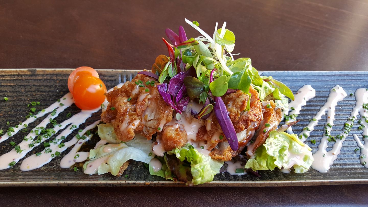 Pollo Nanban con salsa Aurora en de 'Tori-Key'. Foto: Facebook 'Tori-Key' Pollo Nanban con salsa Aurora en de 'Tori-Key'. Foto: Facebook 'Tori-Key'