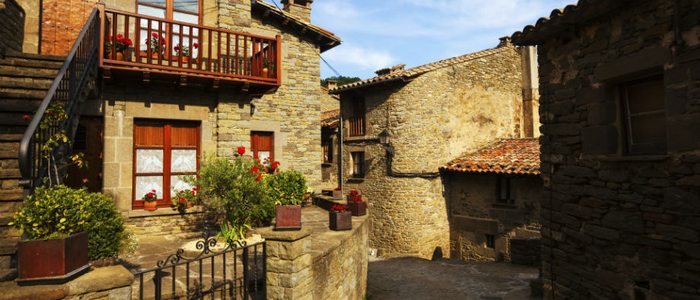 Pueblo medieval de la comarca de l'Alt Urgell. Pueblo medieval de la comarca de l'Alt Urgell.