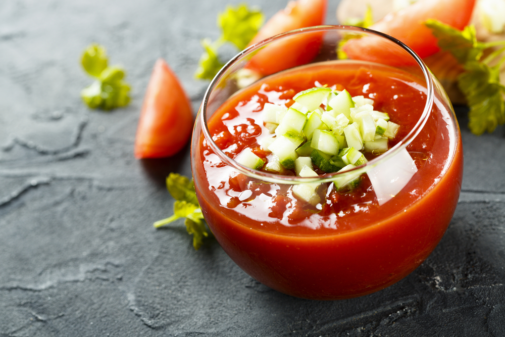 La sopa fría más tradicional en España: el gazpacho andaluz. La sopa fría más tradicional en España: el gazpacho andaluz.