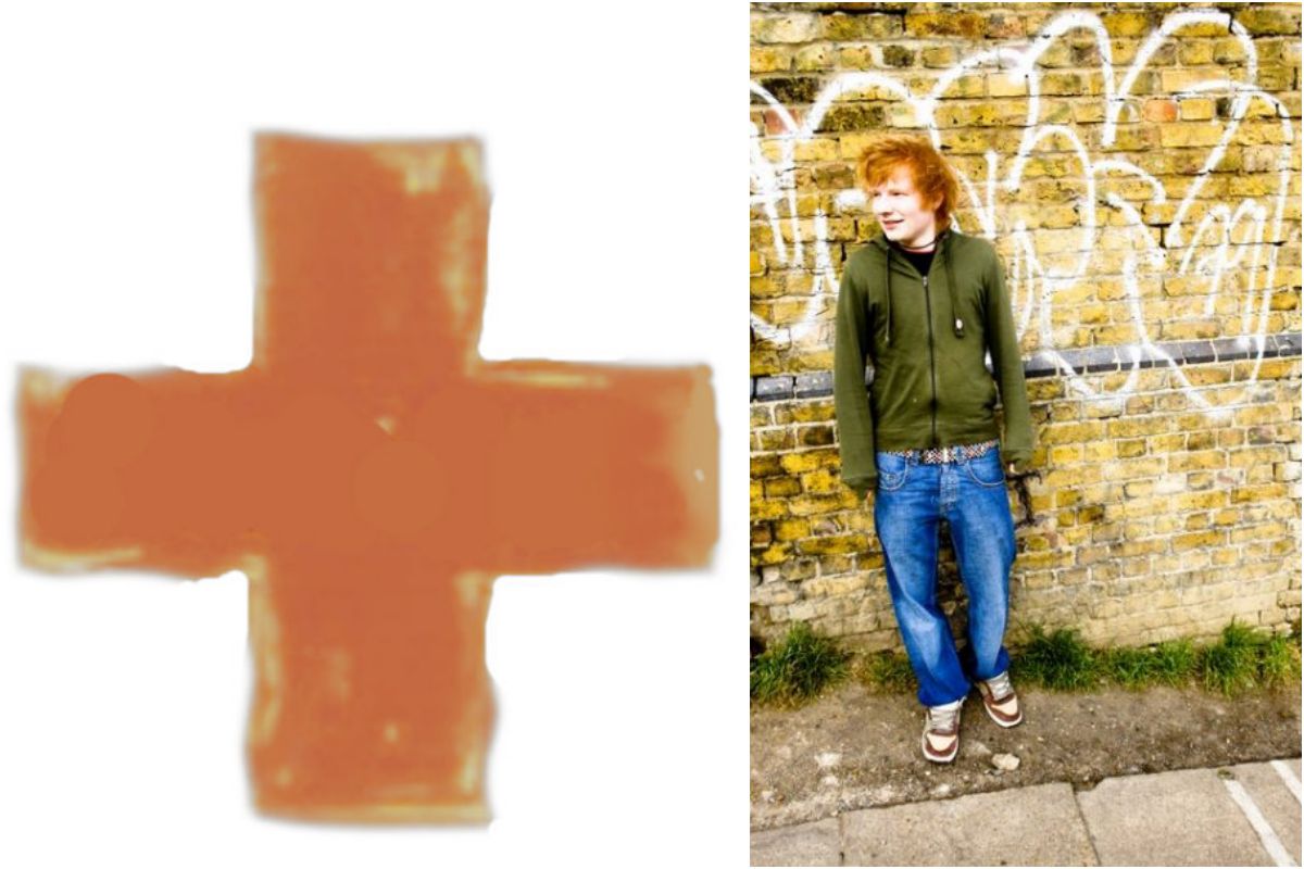 Las portadas de los discos de Ed Sheeran van del sumatorio a la división. Fotos: Facebook. Las portadas de los discos de Ed Sheeran van del sumatorio a la división. Fotos: Facebook.
