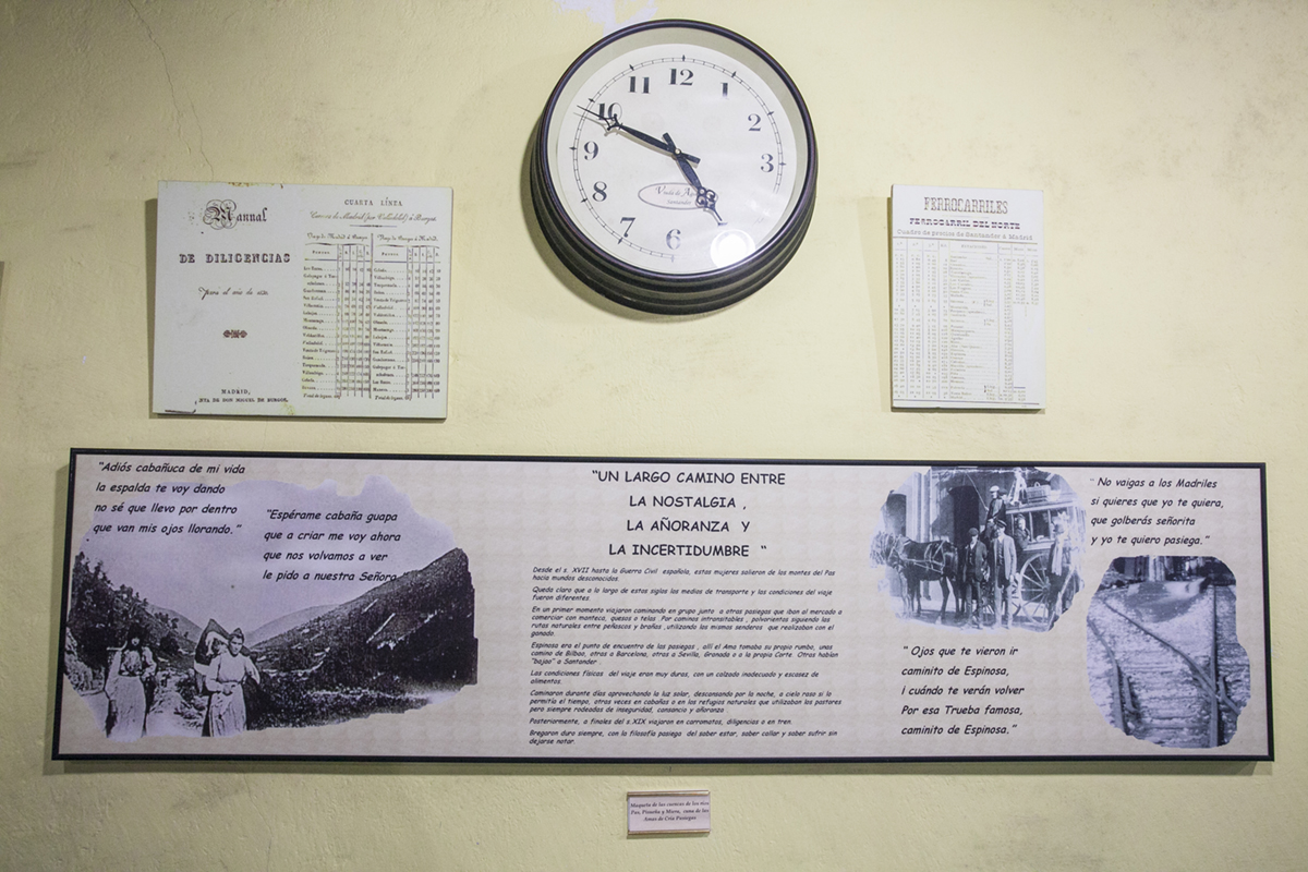 Museo de las Amas de Cría. Selaya. Cantabria. "Adiós cabañucas de mi vida, la espalda te voy dando…"La añoranza. Museo de las Amas de Cría. Selaya. Cantabria. "Adiós cabañucas de mi vida, la espalda te voy dando…"La añoranza.