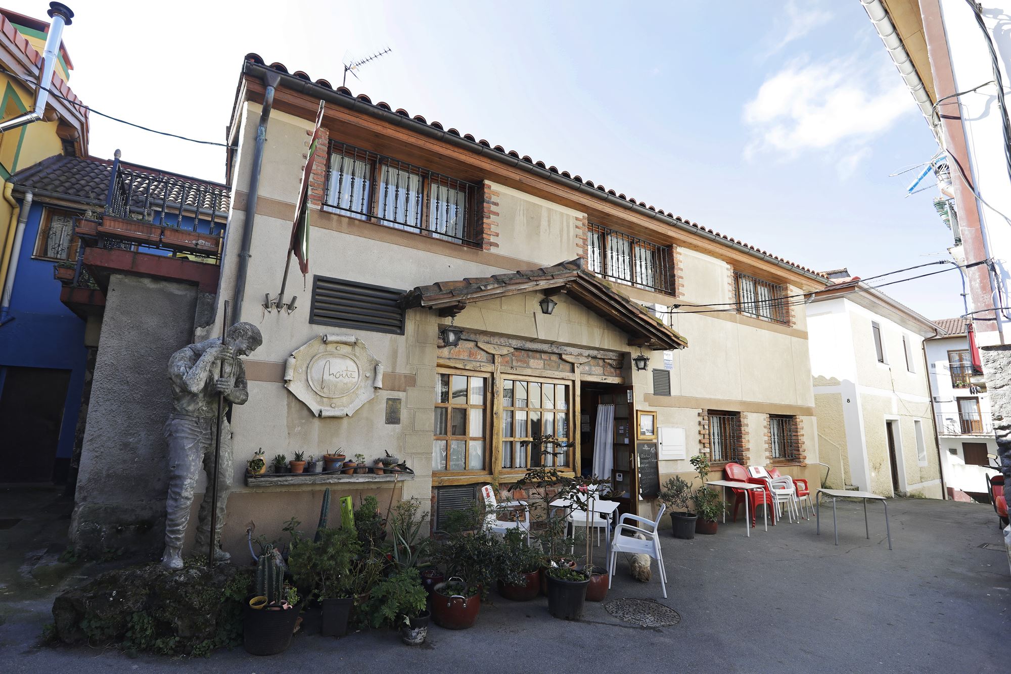 La fachada de 'Asador Maite', emblemático restaurante. La fachada de 'Asador Maite', emblemático restaurante.
