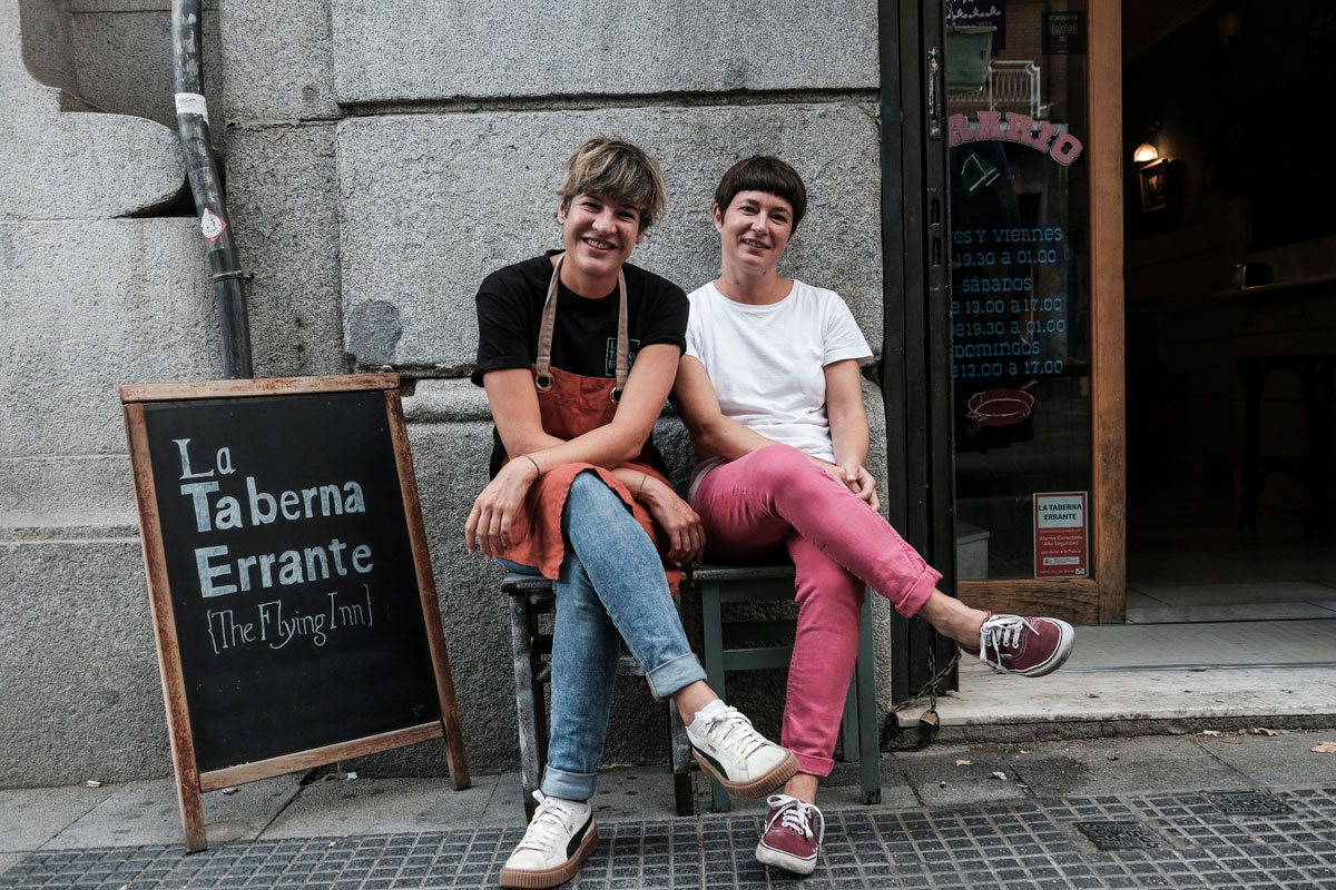 Elena Vega y Jopi Hidalgo abrieron esta taberna hace ya ocho años. Elena Vega y Jopi Hidalgo abrieron esta taberna hace ya ocho años.