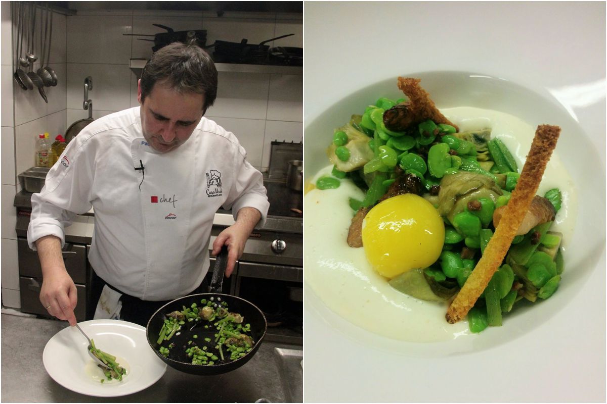 Las verduritas de temporada cocinadas con primor por Pablo Loureiro Las verduritas de temporada cocinadas con primor por Pablo Loureiro