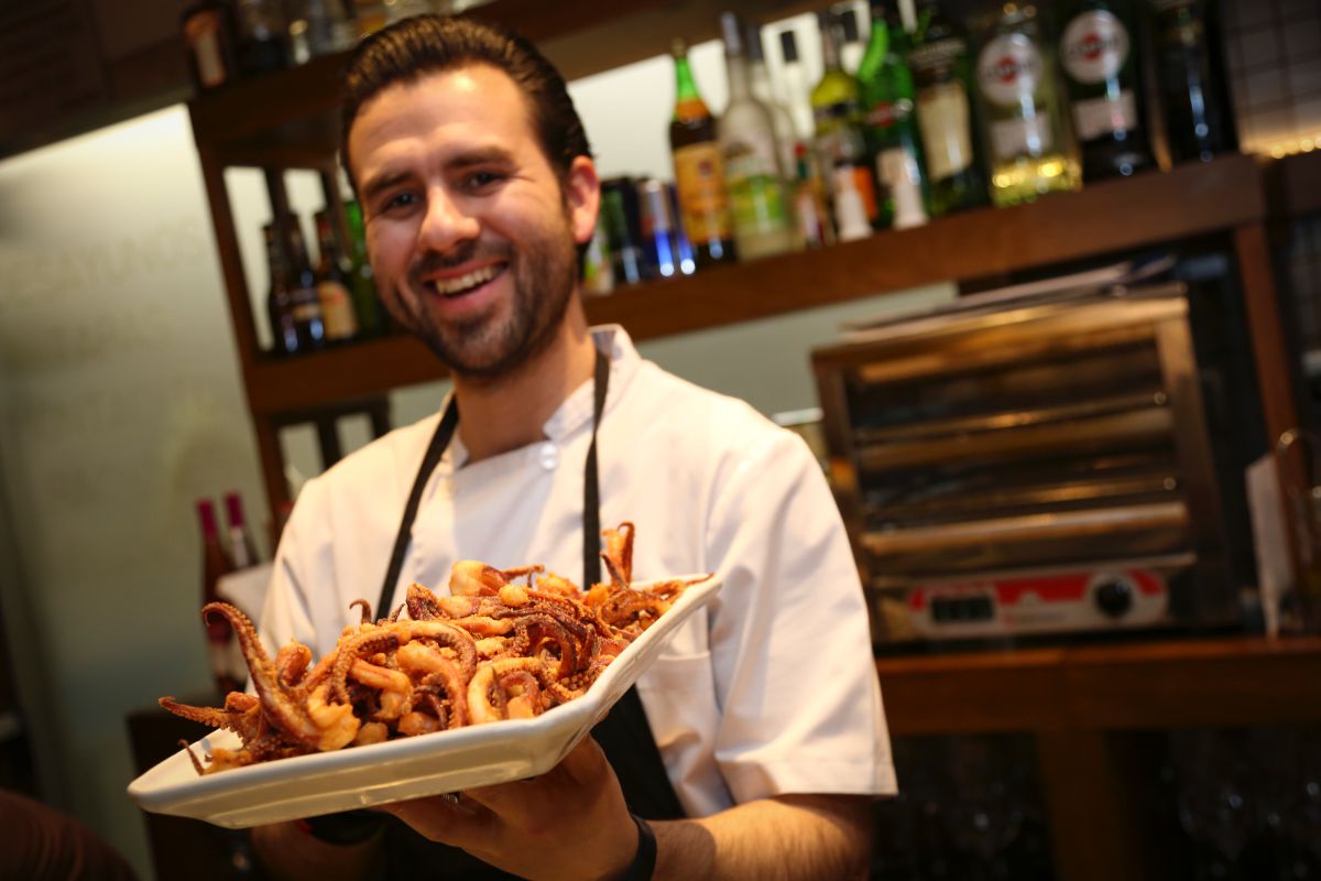 Una tapa de rejos fritos, que en este local saben a gloria. Una tapa de rejos fritos, que en este local saben a gloria.