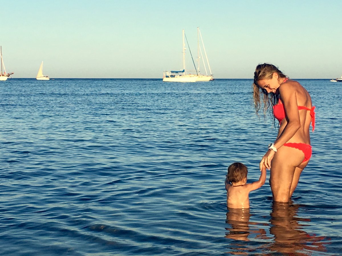 A la presentadora le encanta viajar con su familia "trotamundos". A la presentadora le encanta viajar con su familia "trotamundos".