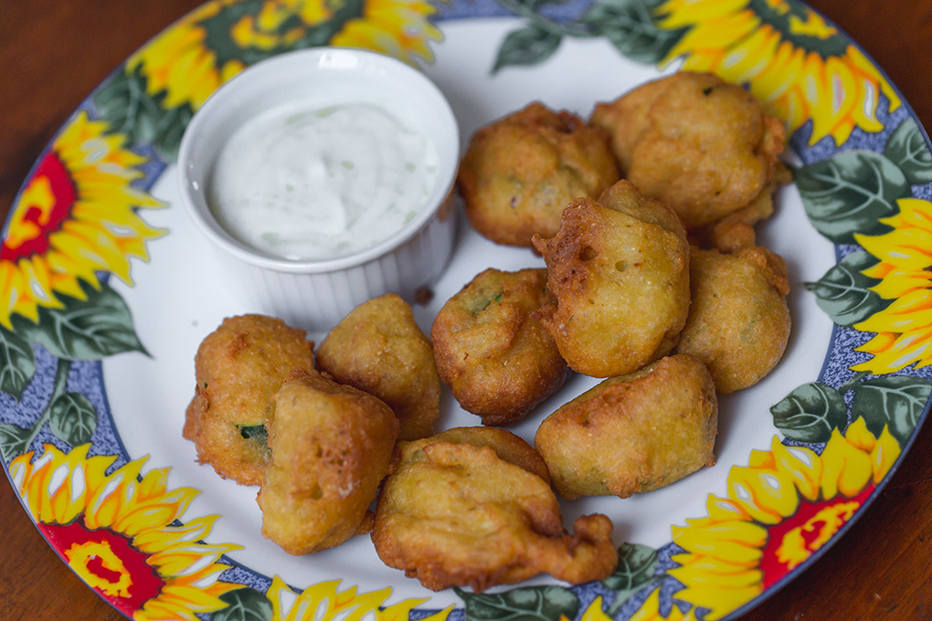 Buñuelos de calabacín. Buñuelos de calabacín.