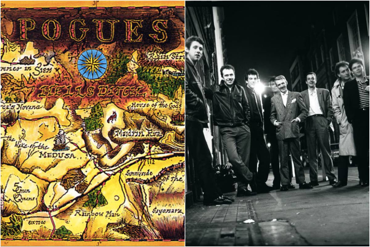 Los angloirlandeses Pogues y el disco 'Hells's ditch'. Los angloirlandeses Pogues y el disco 'Hells's ditch'.