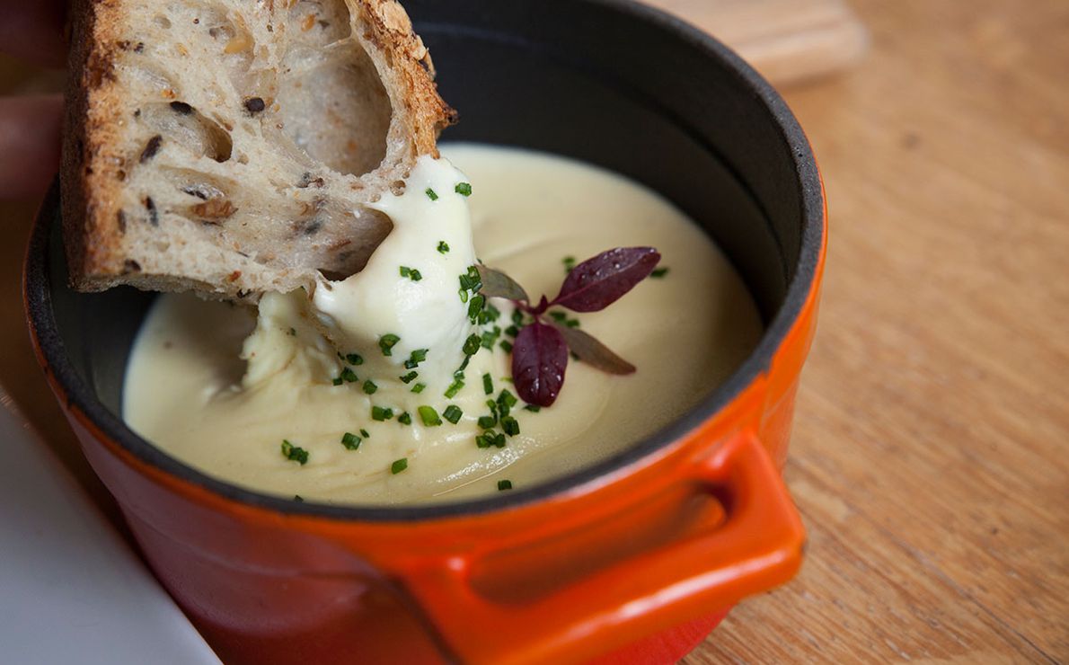 El puré es un perfecto acompañante. Restaurante Eme Be Garrote Grill: Puré. Foto: Garikoitz Díaz