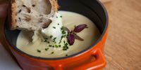 El puré es un perfecto acompañante. Restaurante Eme Be Garrote Grill: Puré. Foto: Garikoitz Díaz