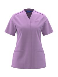 Alsico NLN1 Ladies Notch Neck Stretch Tunic