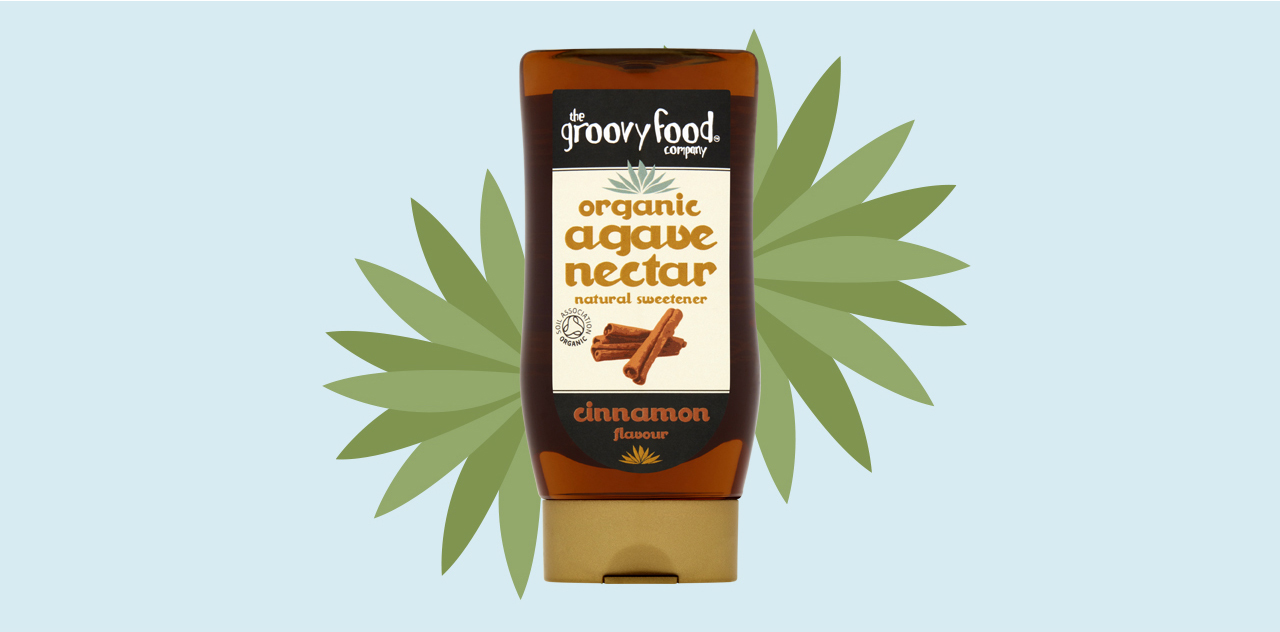 Groovy Food Organic Agave Nectar Cinnamon Flavour