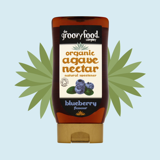 Groovy Food Organic Agave Nectar Blueberry Flavour