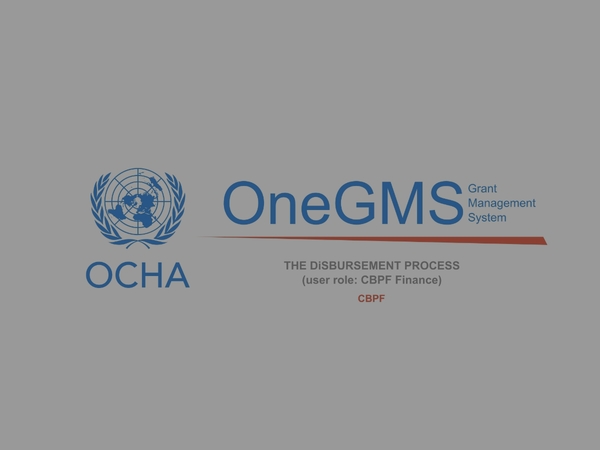 Disbursement | Grant Management System (GMS) Support / Help Portal