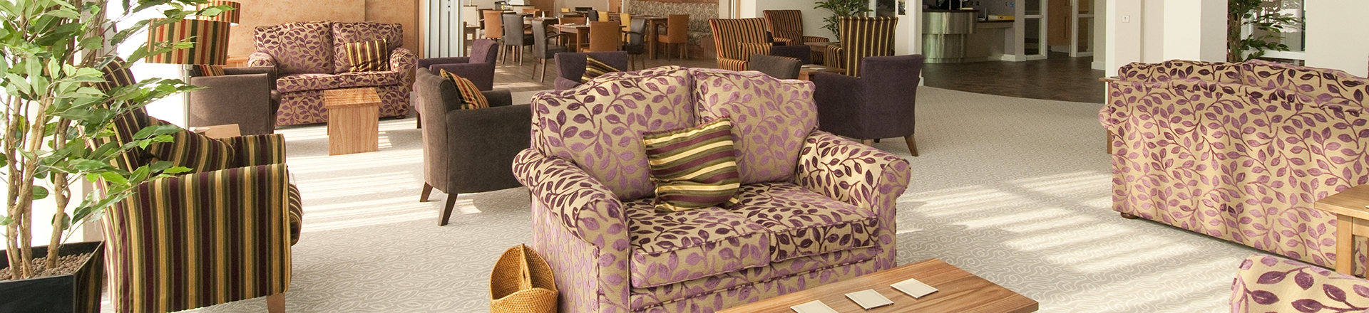Communal lounge at Juniper Court