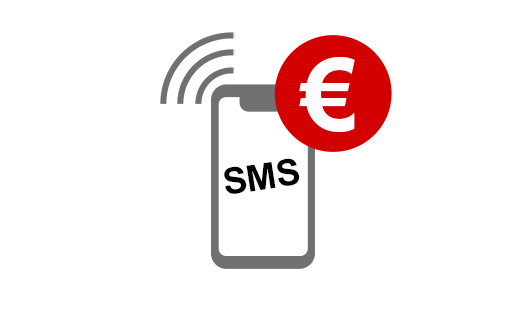 Zahlen per SMS