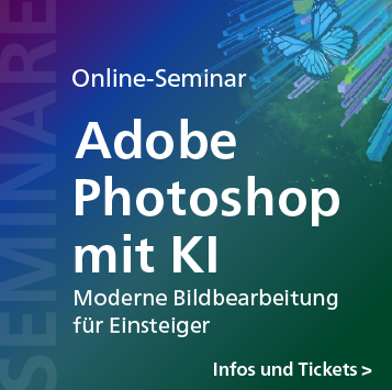 Online-Seminar: Adobe Photoshop mit KI