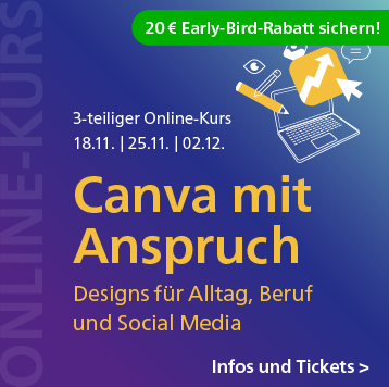 Charismatisch im Job auftreten: Online-Kurs am 26. November – jetzt 20 Euro Early-Bird-Rabatt sichern!