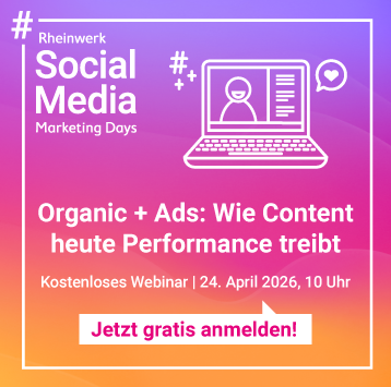 Kostenloses Webinar am 24. April um 10 Uhr: Organic + Ads: Wie Content heute Performance treibt
