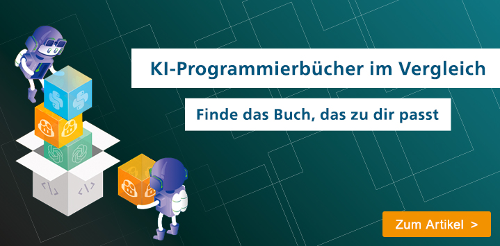 KI-Programmierbücher im Vergleich. Finde das Buch, das zu dir passt