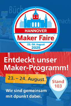 Unser Maker-Programm zur Maker Faire in Hannover | Zur Seite