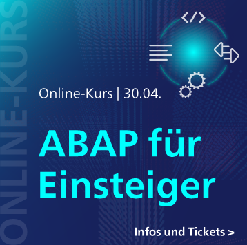 ABAP für Einsteiger – Online-Kurs am 30. April