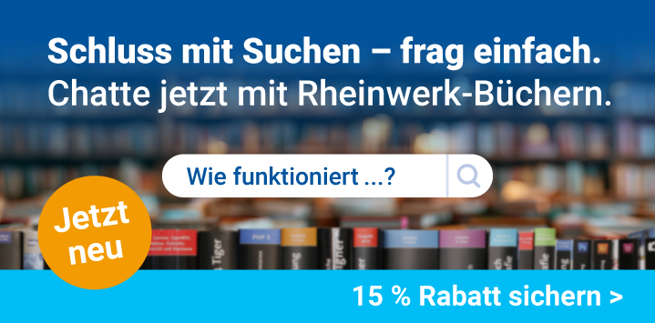 Die digitalen Abos von Rheinwerk – jetzt mit "Frag dein Buch"-Funktion
