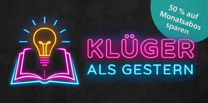 Abo Aktion: Klüger als gestern