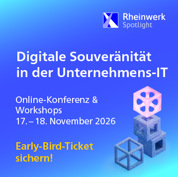 Digitale Souveränität in der Unternehmens-IT: Online-Konferenz und Workshops, 17. und 18. November 2026. Jetzt Early-Bird-Tickets sichern!