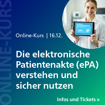 Die elektronische Patientenakte (ePA) verstehen und sicher nutzen – Online-Kurs am 16. Dezember