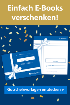 Geschenkgutscheine zum Ausdrucken. Verschenken Sie E-Books