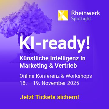 KI-ready: Künstliche Intelligenz in Marketing & Vertrieb – Online-Konferenz & Workshops am 18. und 19. November