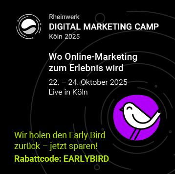 Rheinwerk Digital Marketing Camp, 22. bis 24. Oktober 2025, live in Köln – Konferenz & Workshops