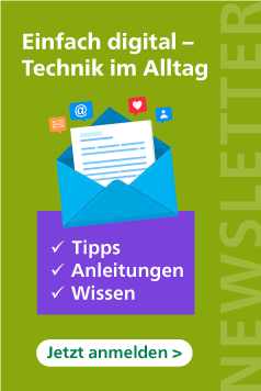 Newsletter "Einfach digital": Jetzt anmelden!