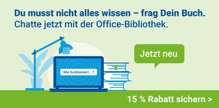 Das Office- und Windows-Abo mit "Frag Dein Buch"-Funktion – 15 % Rabatt sichern