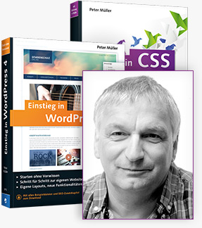 Einstieg in CSS und Einstieg in WordPress 4 von Peter Müller