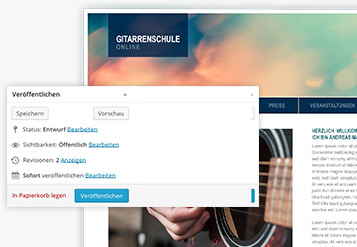 Einstieg mit WordPress