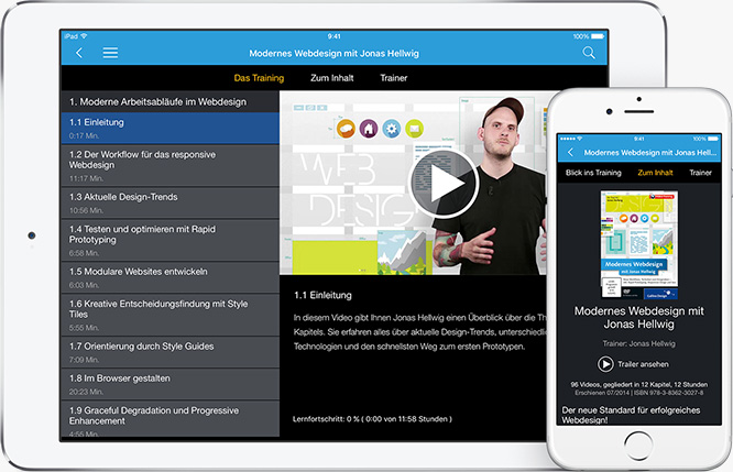 Rheinwerk Video App für iPad und iPhone