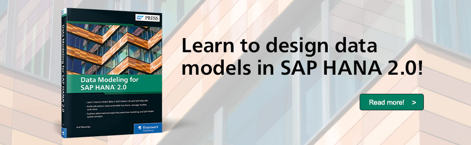 SAP HANA 2.0 Data Modeling