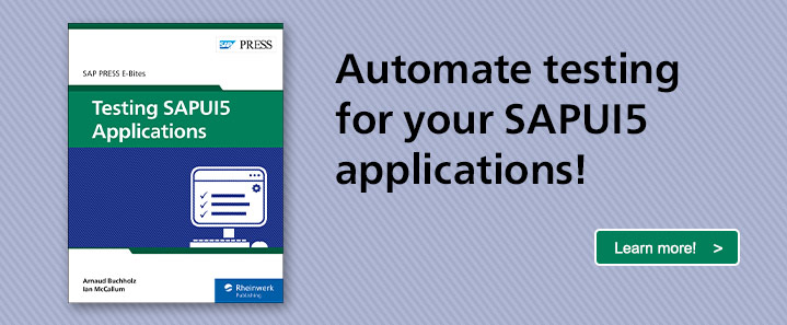 Testing SAPUI5 Applications