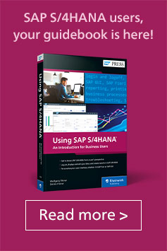 Using SAP S/4HANA: An Introduction for Business Users | SAP PRESS Books and E-Books