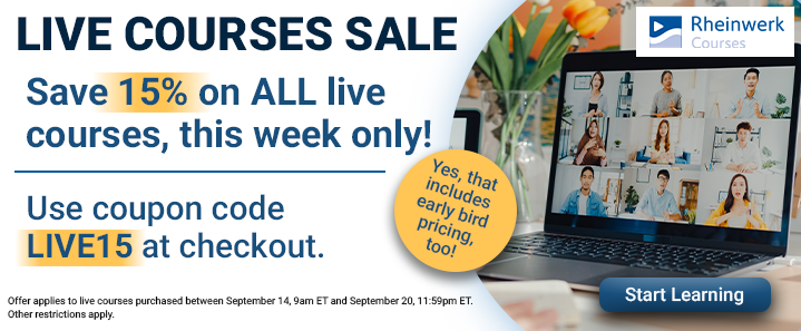 Live Courses Sale!