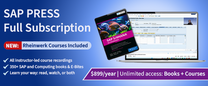 NEW: SAP PRESS Subscription