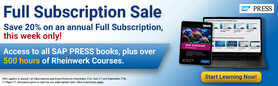 20% off annual Full Subscriptions!